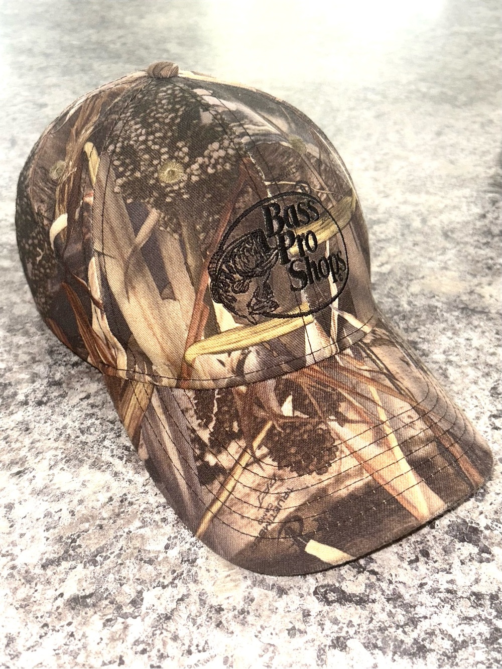 Bass Pro Shops Realtree Camo Cap in Brown and Tan